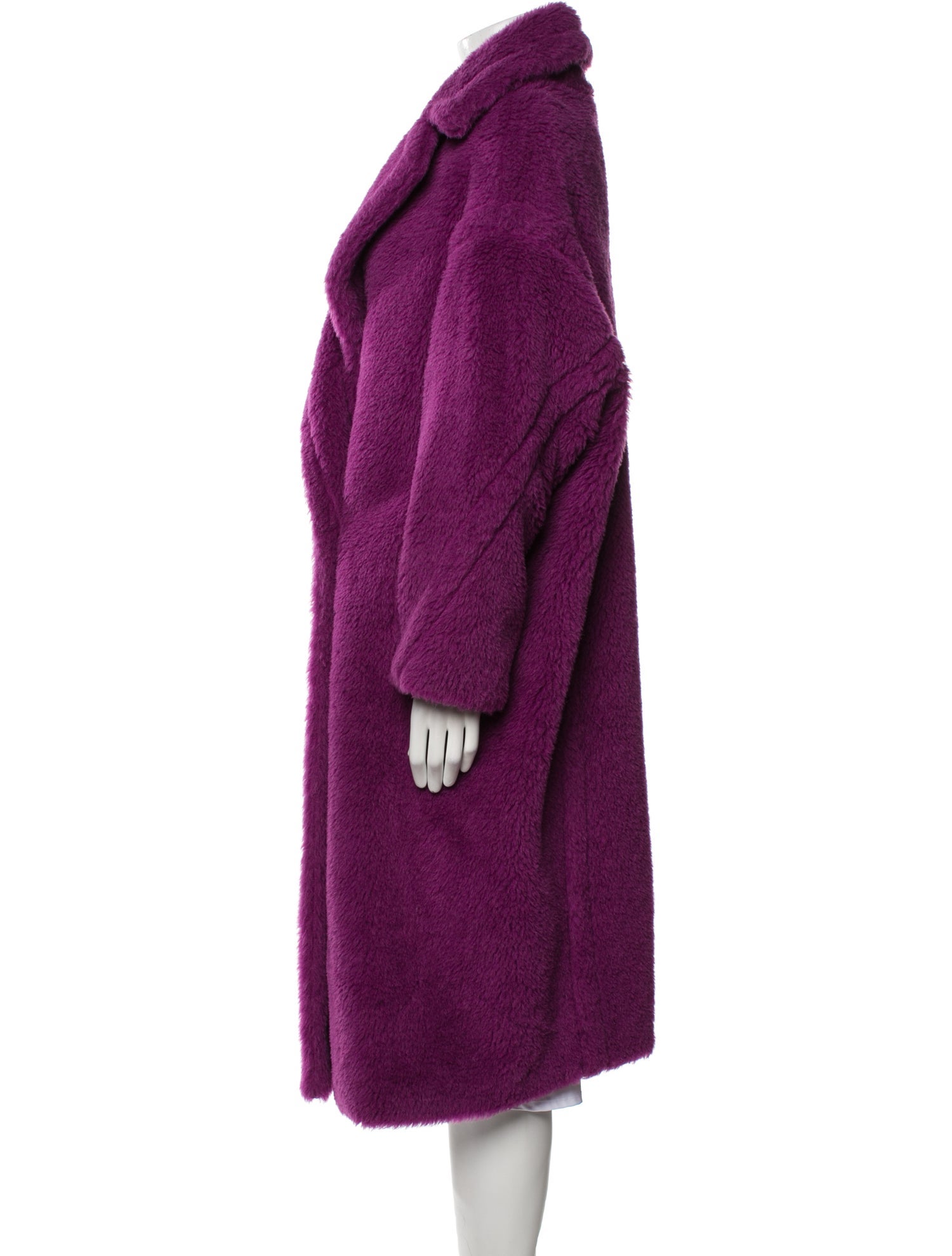 Max Mara Alpaca Faux Fur Coat