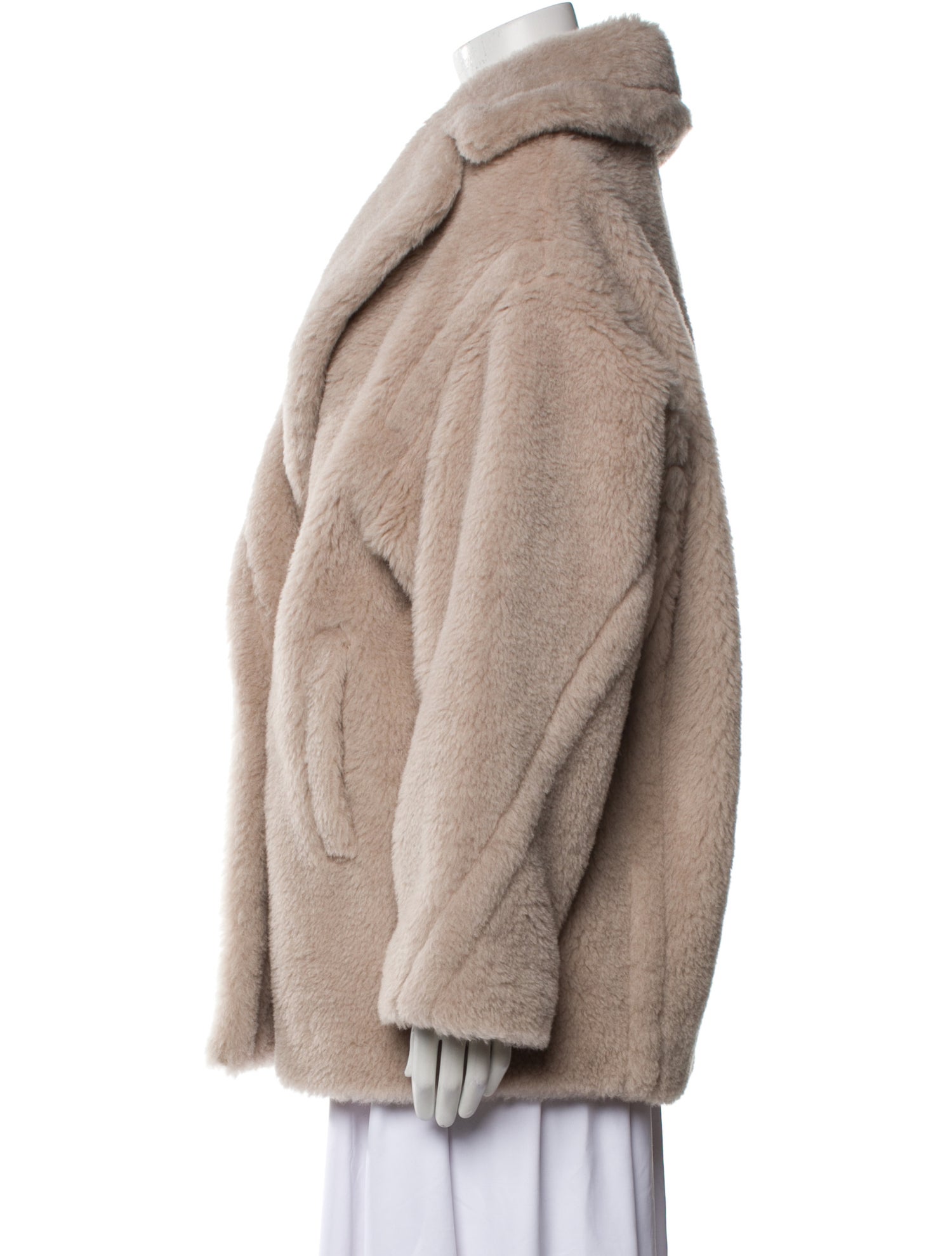 Max Mara Alpaca Faux Fur Jacket
