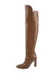 Max Mara Embossed Leather Boots