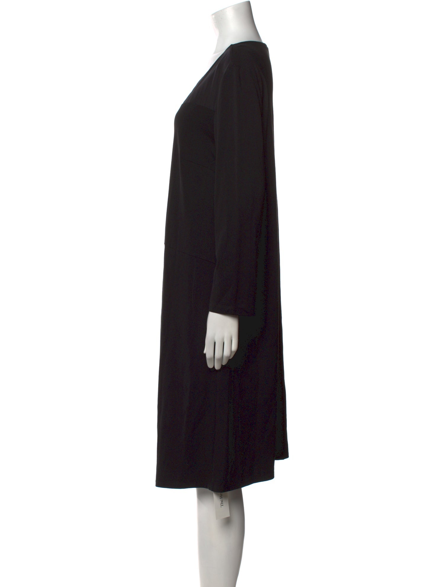 Max Mara Scoop Neck Knee-Length Dress