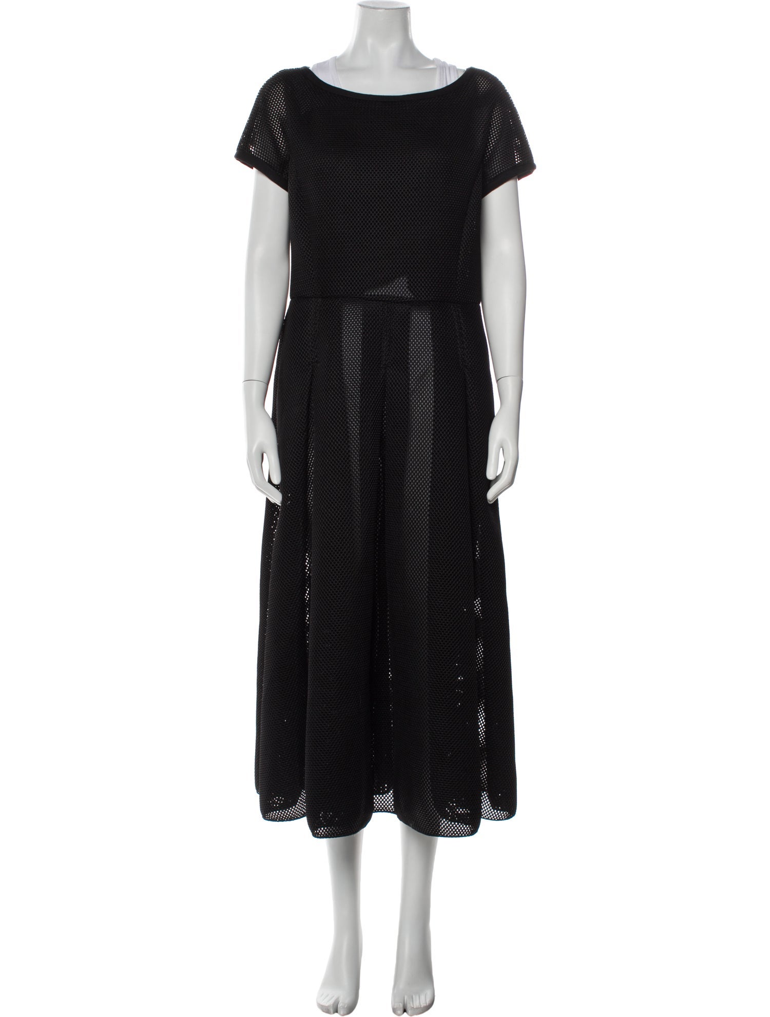 Max Mara Bateau Neckline Long Dress