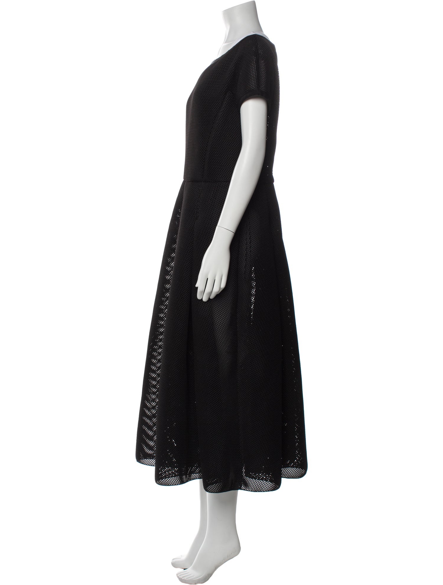 Max Mara Bateau Neckline Long Dress