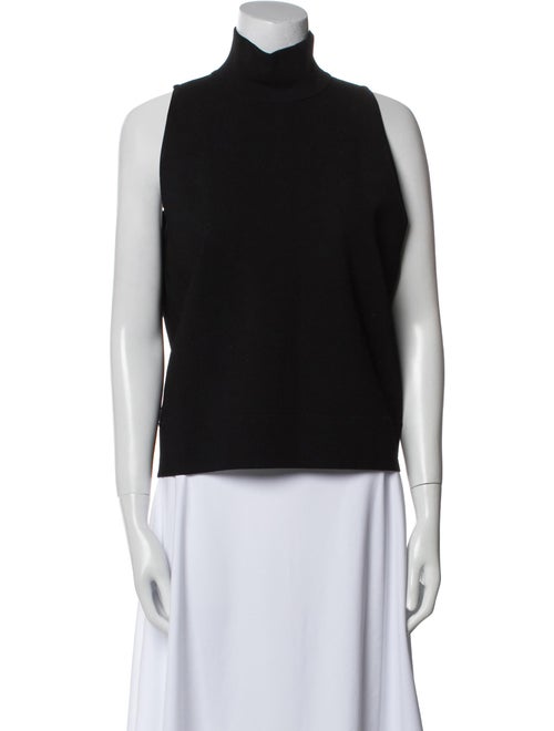 Max Mara Turtleneck Sleeveless Top