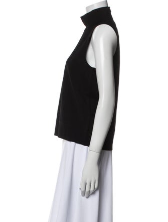Max Mara Turtleneck Sleeveless Top