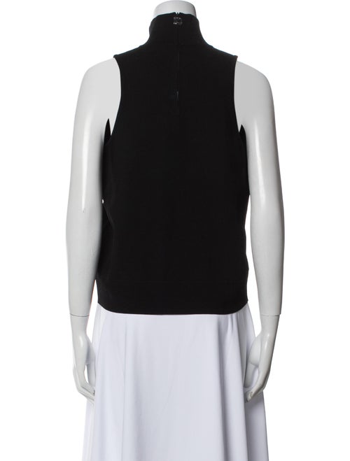 Max Mara Turtleneck Sleeveless Top
