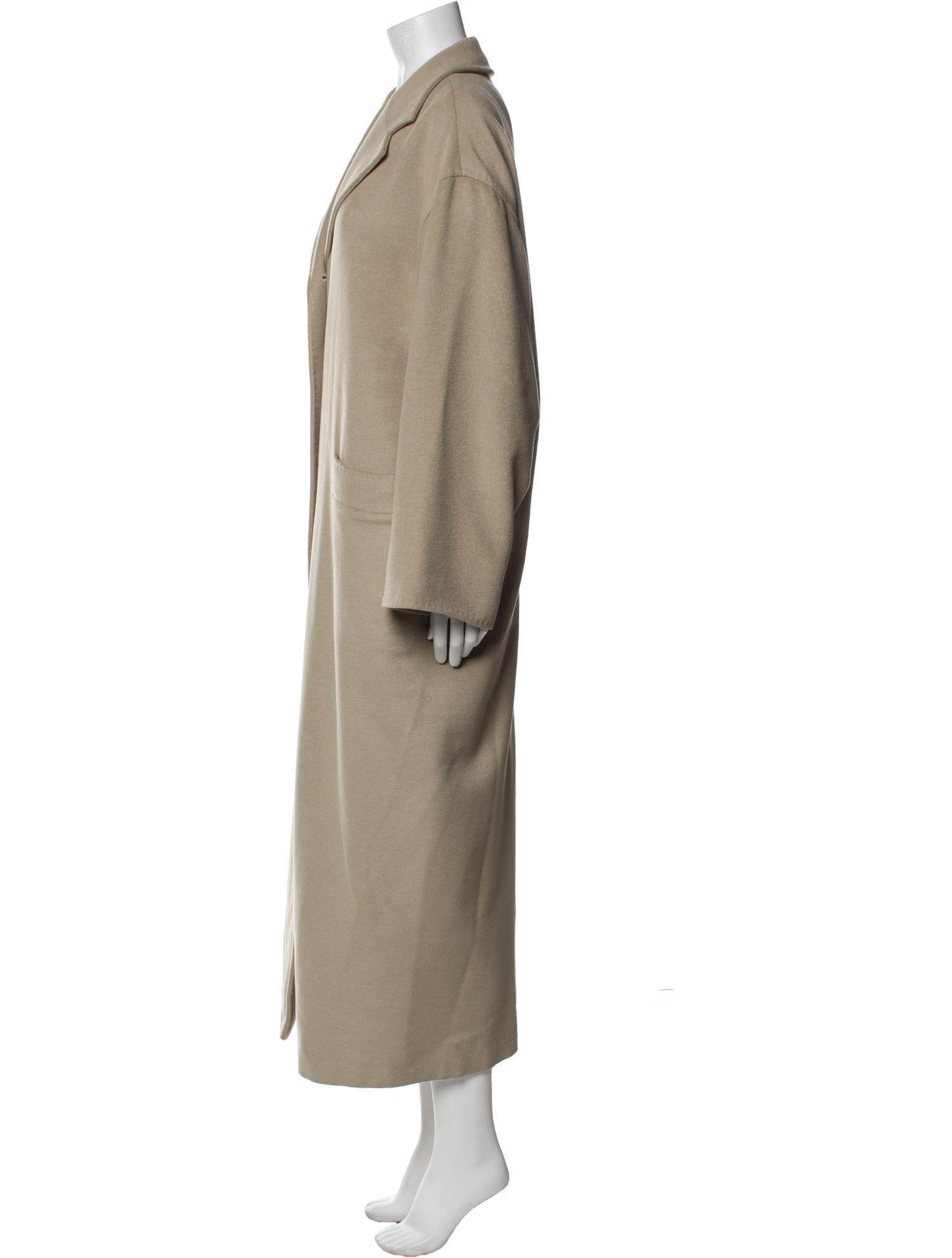 Max Mara Vintage Virgin Wool Trench Coat