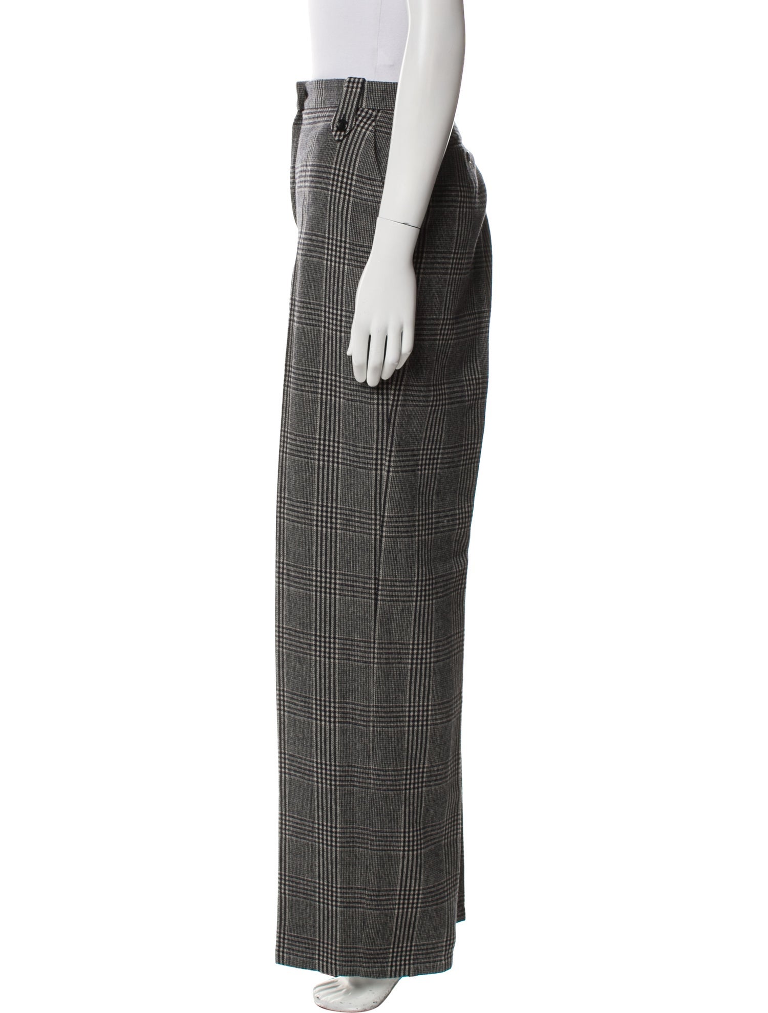 Max Mara Virgin Wool Wide Leg Pants