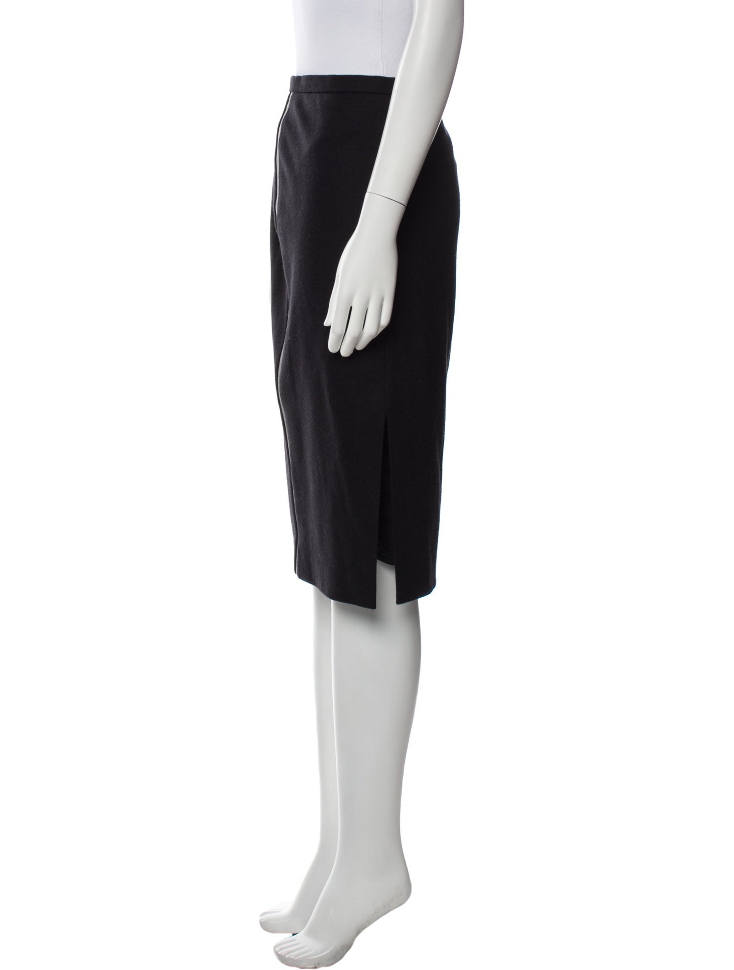 Max Mara Virgin Wool Knee-Length Skirt