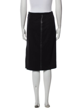 Max Mara Virgin Wool Knee-Length Skirt