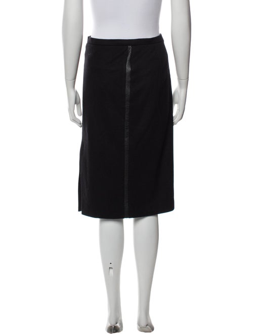 Max Mara Virgin Wool Knee-Length Skirt