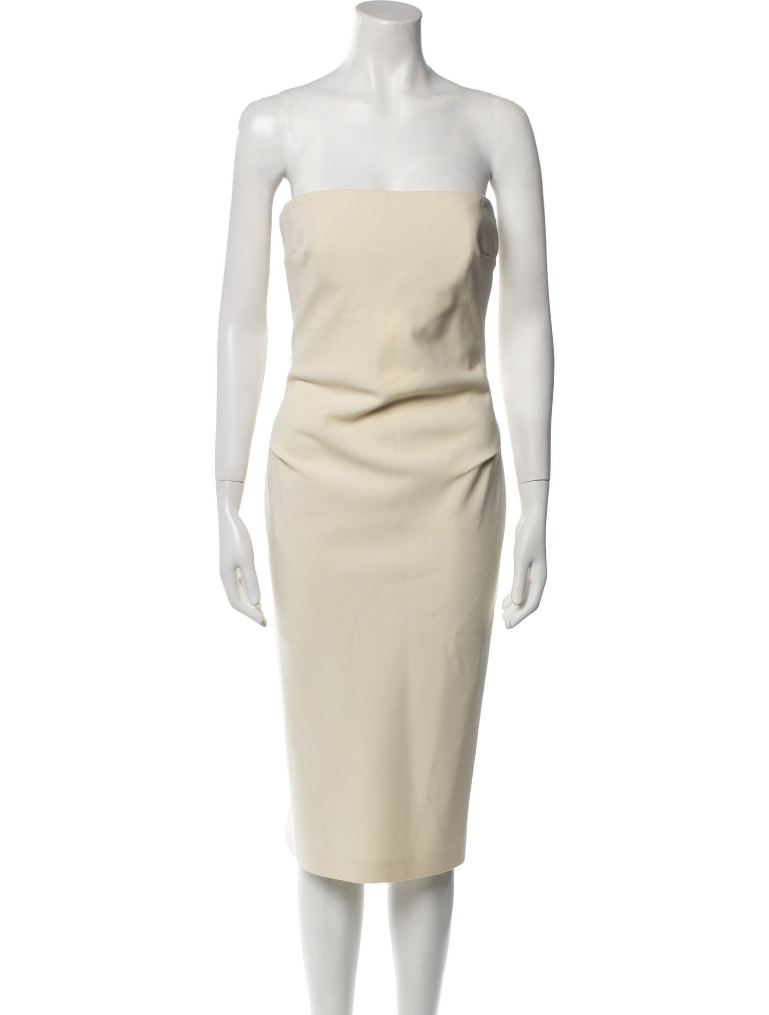 Max Mara Strapless Mini Dress