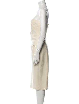 Max Mara Strapless Mini Dress