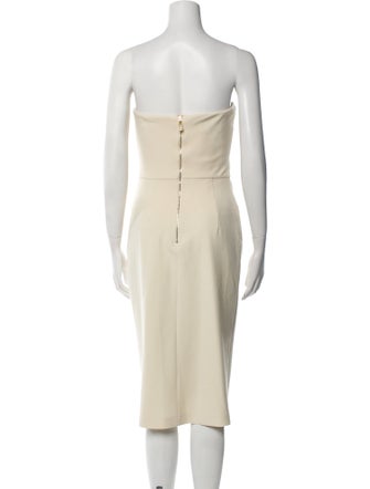 Max Mara Strapless Mini Dress