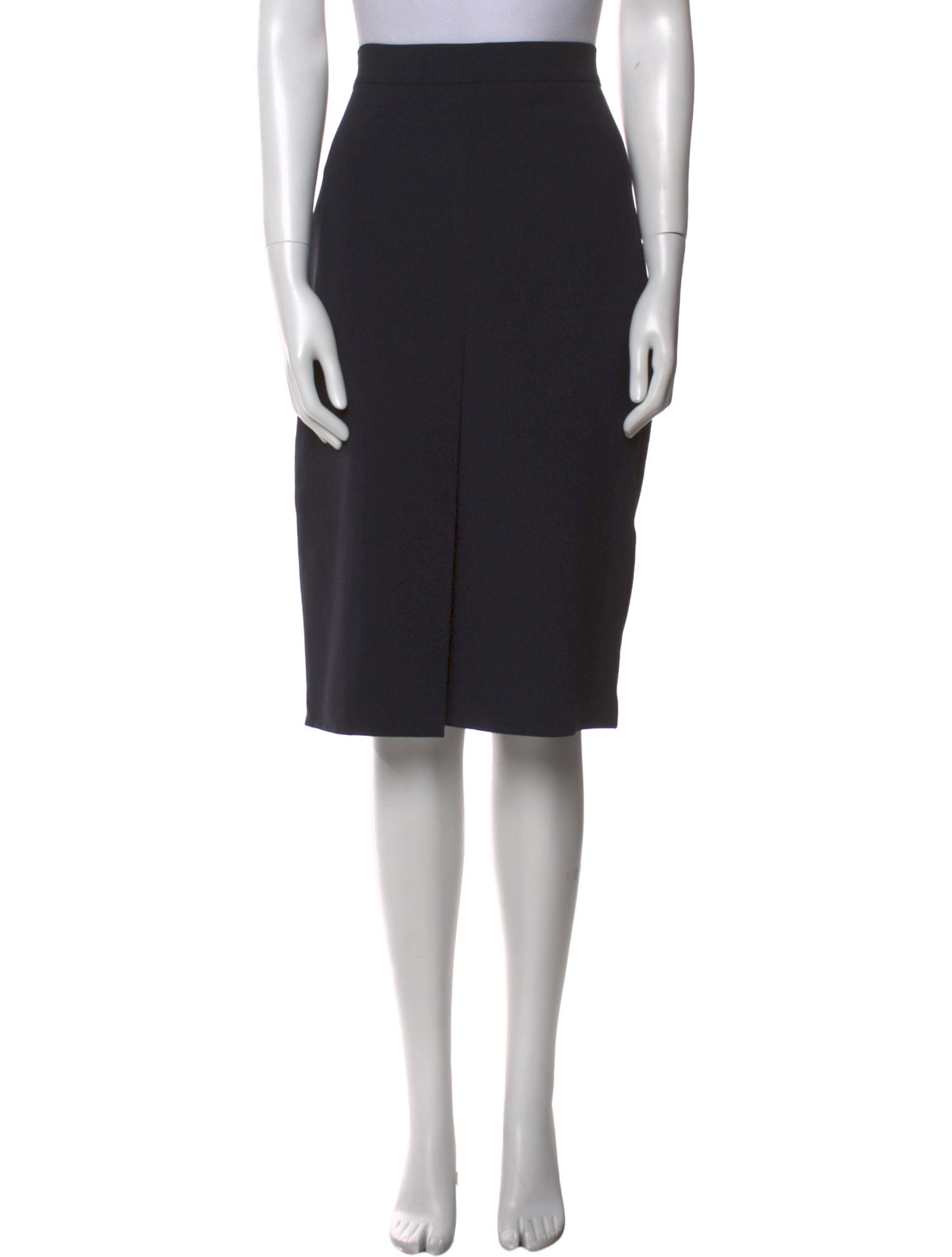 Max Mara Virgin Wool Knee-Length Skirt