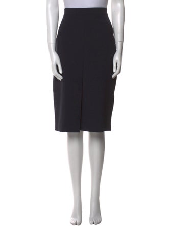 Max Mara Virgin Wool Knee-Length Skirt