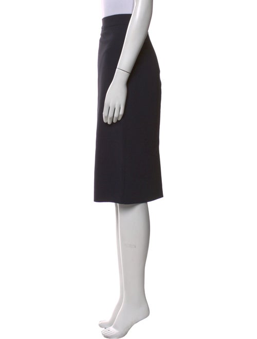 Max Mara Virgin Wool Knee-Length Skirt