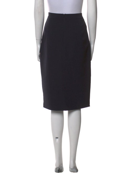 Max Mara Virgin Wool Knee-Length Skirt