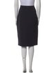 Max Mara Virgin Wool Knee-Length Skirt