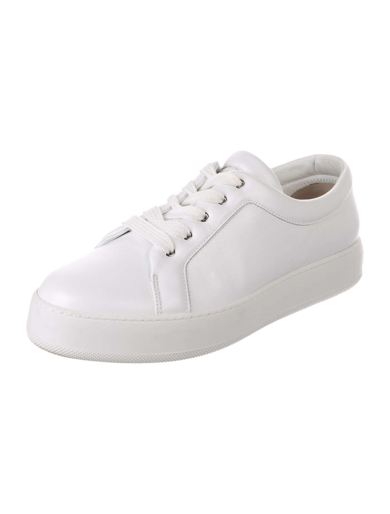Max Mara Leather Sneakers