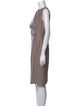 Max Mara Virgin Wool Knee-Length Dress