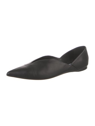 Max Mara Leather Flats