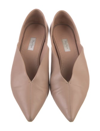 Max Mara Leather Flats