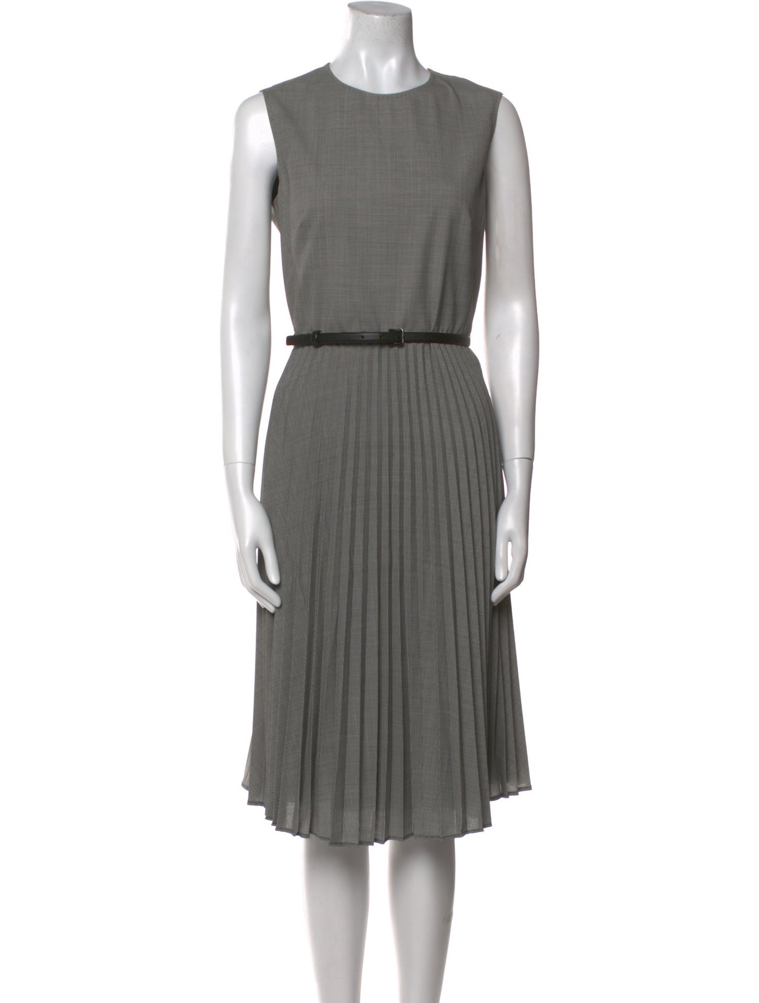 Max Mara Virgin Wool Midi Length Dress