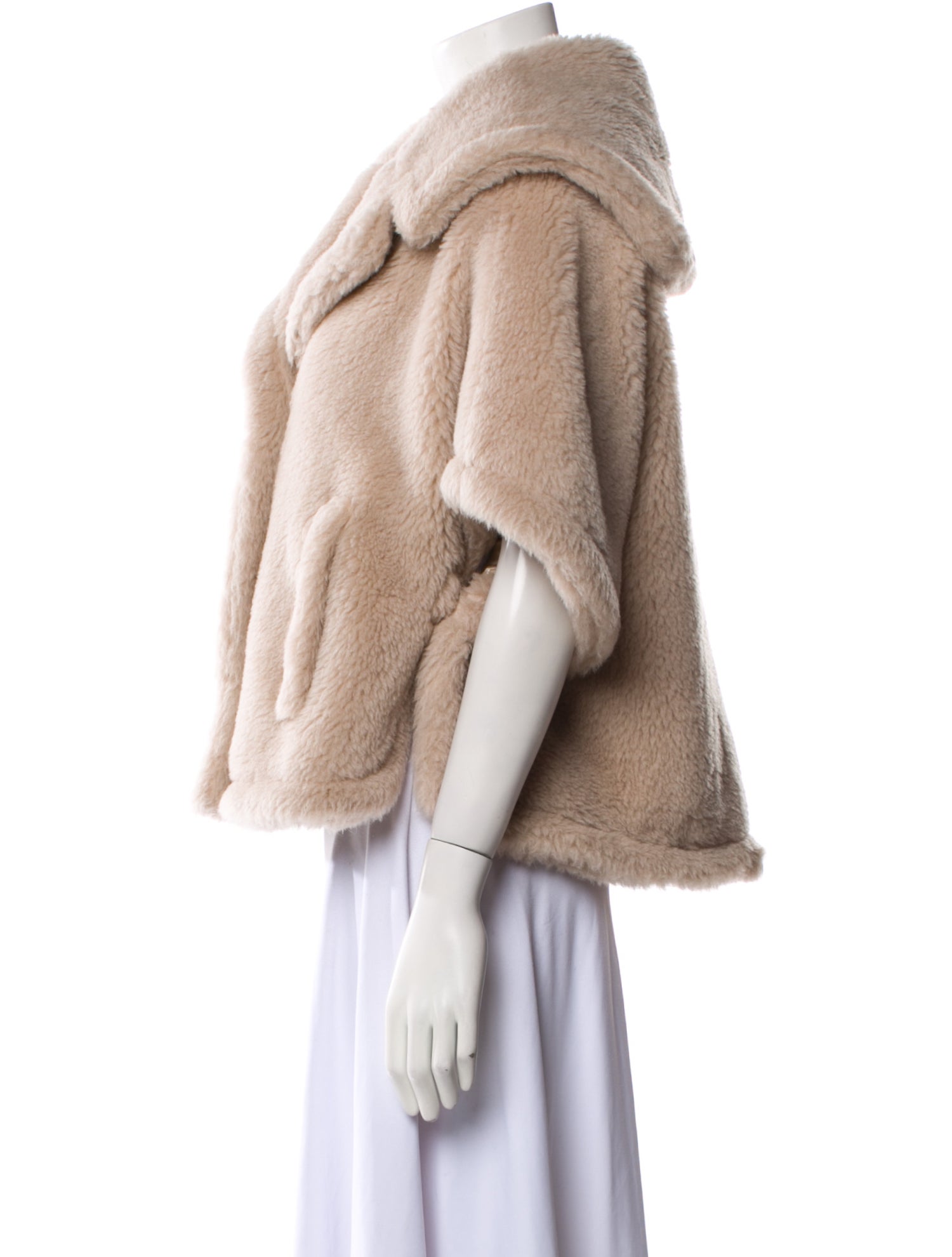 Max Mara Alpaca Faux Fur Jacket