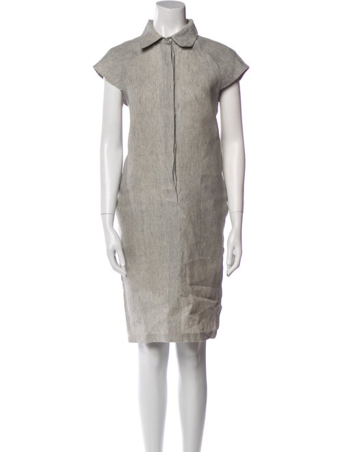 Max Mara Linen Knee-Length Dress