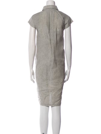 Max Mara Linen Knee-Length Dress
