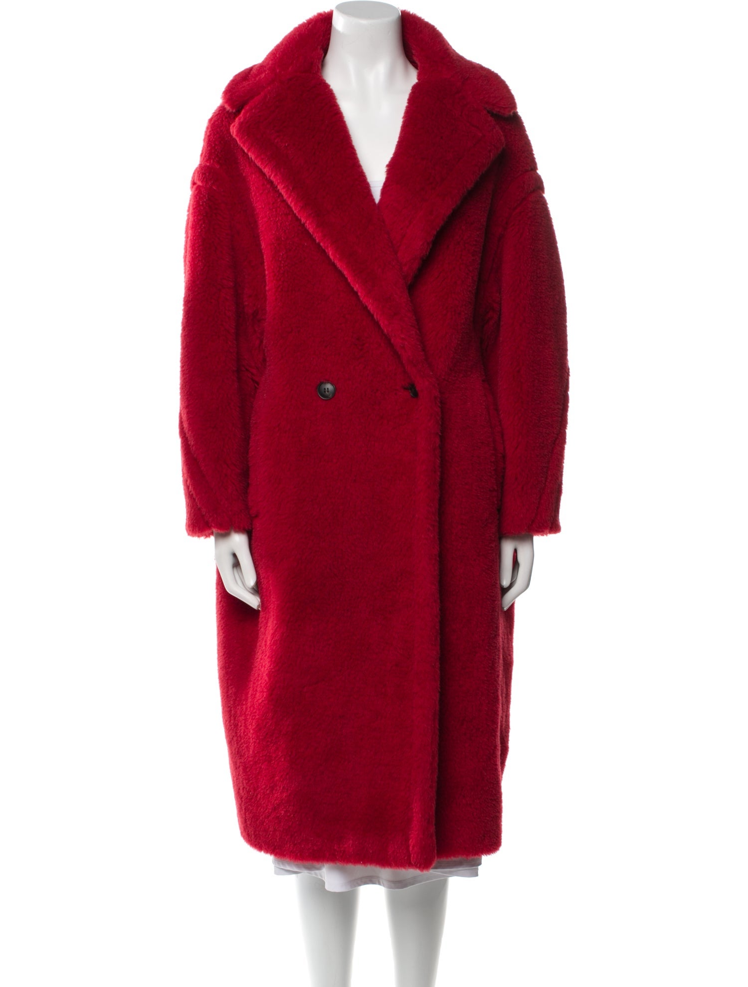 Max Mara Alpaca Faux Fur Coat