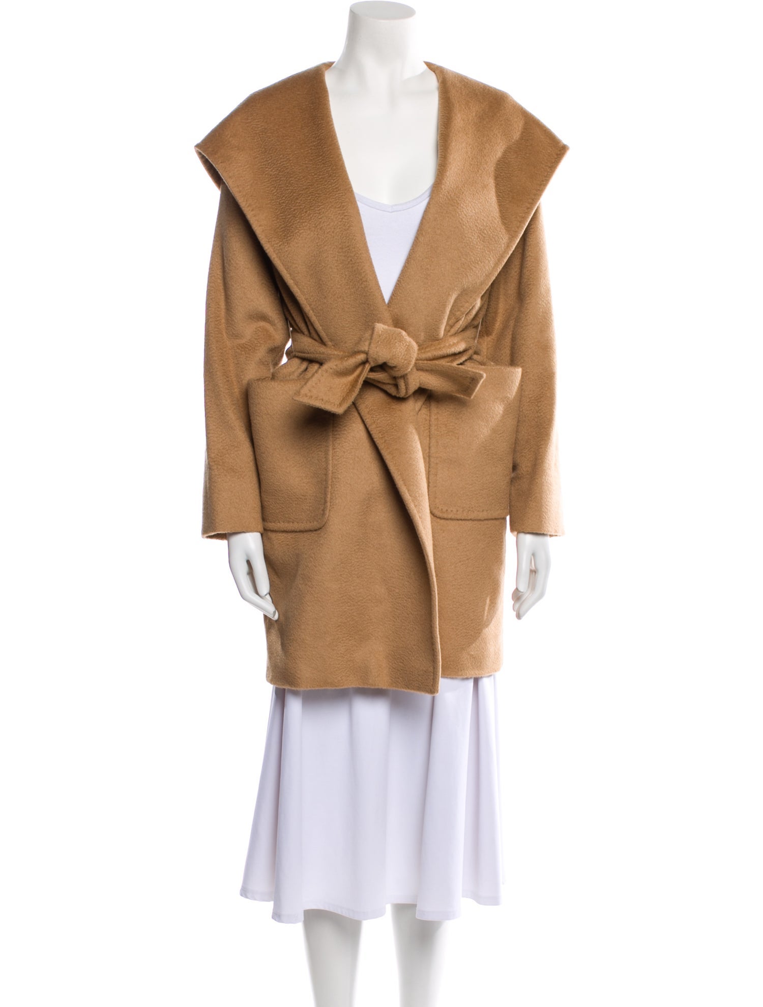 Max Mara Camel Hair Trench Coat