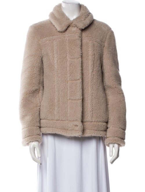 Max Mara Alpaca Faux Fur Jacket