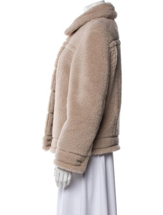Max Mara Alpaca Faux Fur Jacket