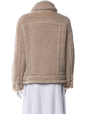 Max Mara Alpaca Faux Fur Jacket
