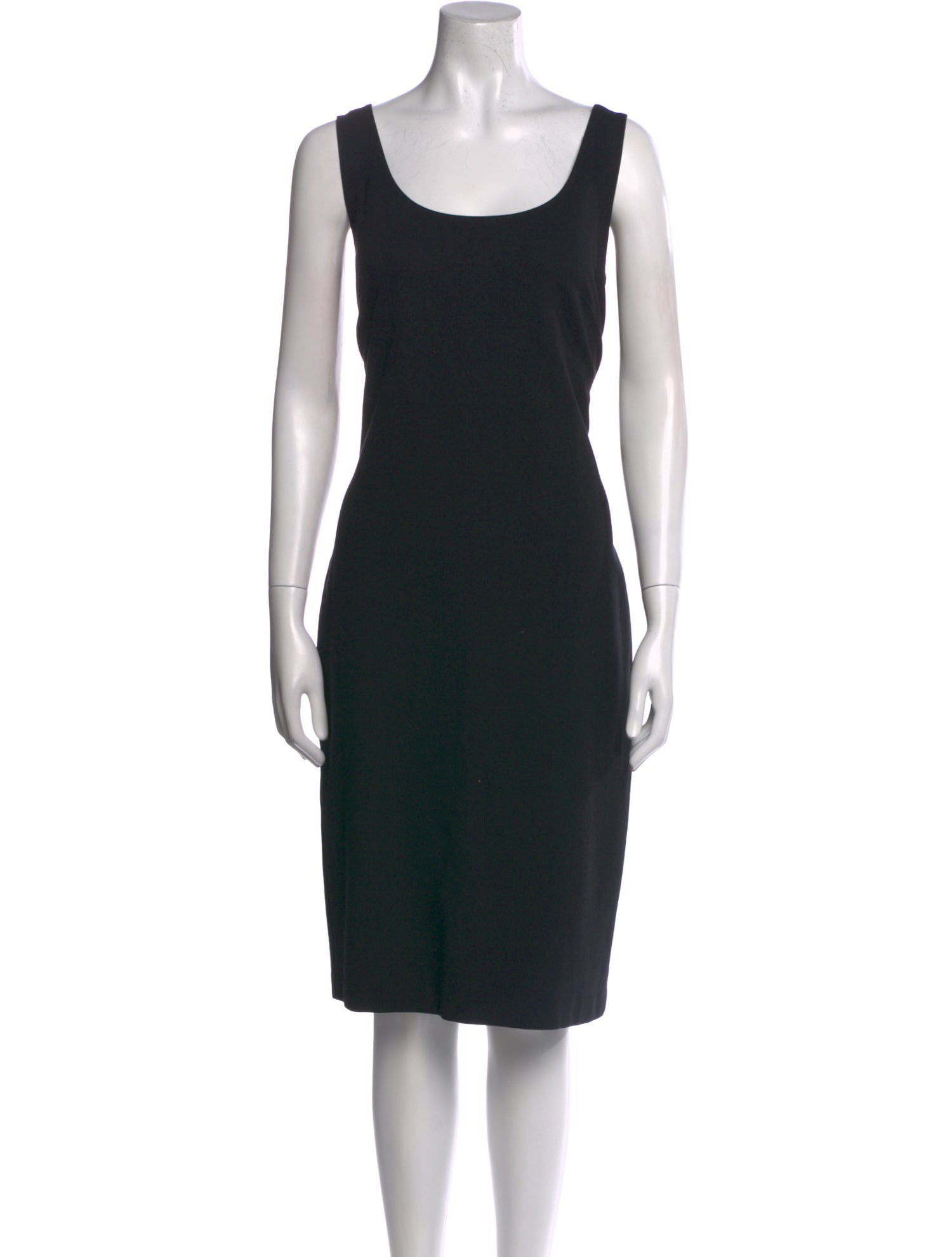 Max Mara Scoop Neck Knee-Length Dress