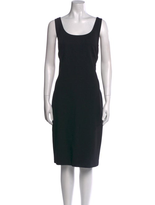 Max Mara Scoop Neck Knee-Length Dress