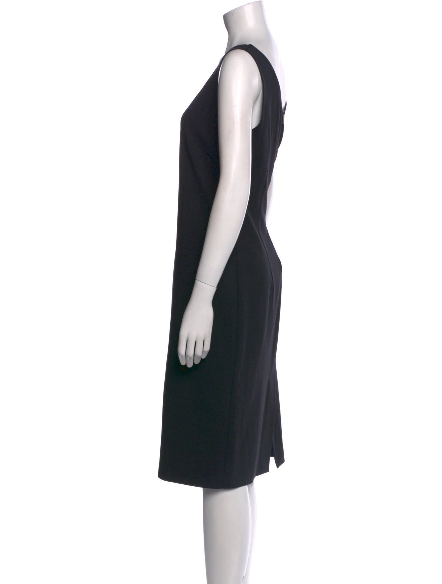 Max Mara Scoop Neck Knee-Length Dress