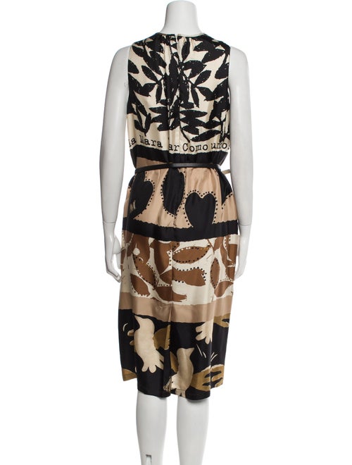 Max Mara Silk Midi Length Dress