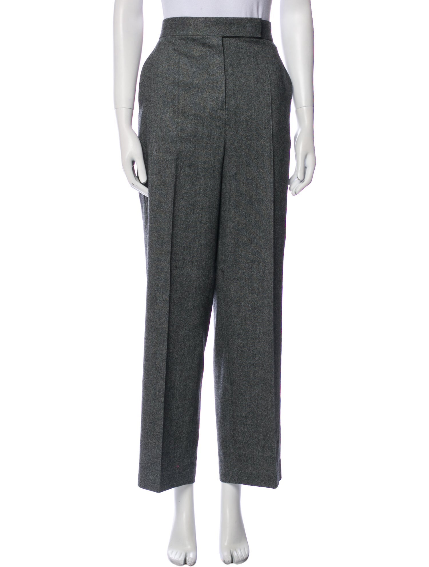 Max Mara Virgin Wool Wide Leg Pants