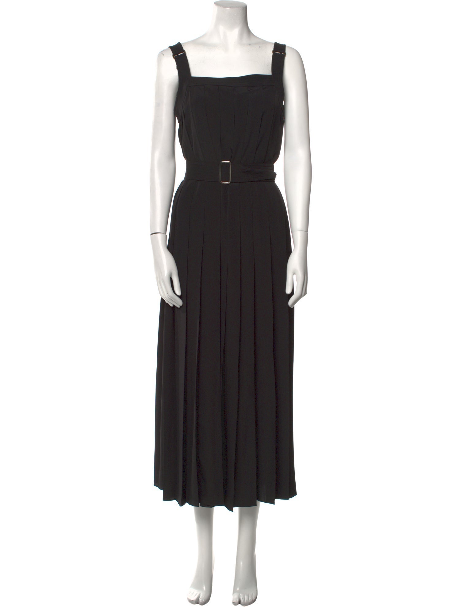 Max Mara Square Neckline Long Dress