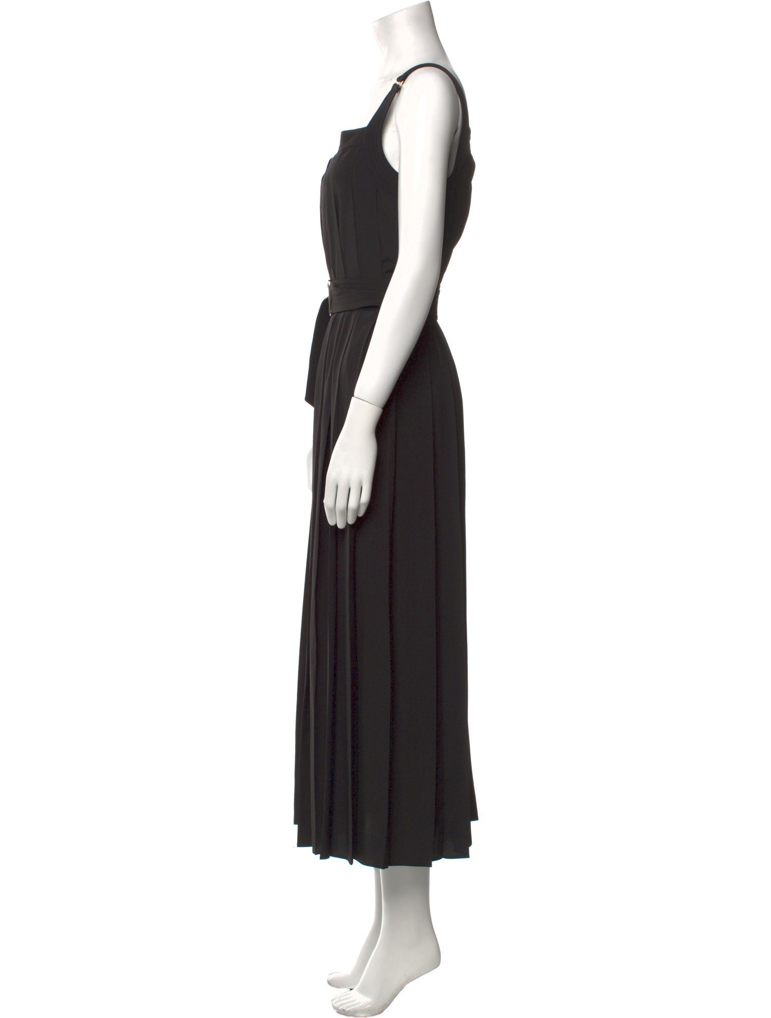 Max Mara Square Neckline Long Dress