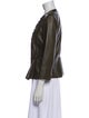 Max Mara Leather Evening Jacket