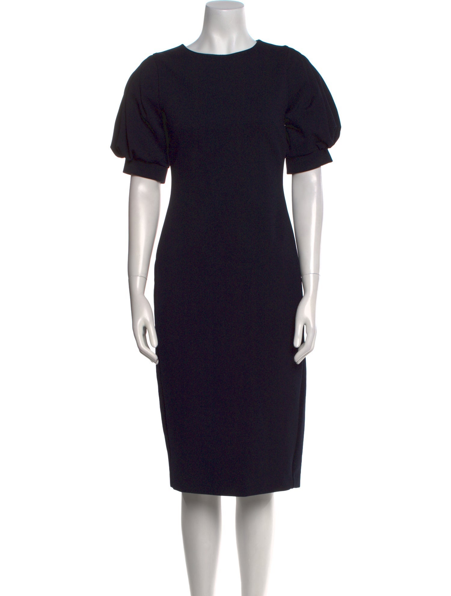 Max Mara Crew Neck Midi Length Dress
