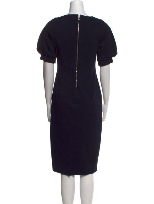 Max Mara Crew Neck Midi Length Dress