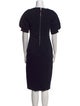 Max Mara Crew Neck Midi Length Dress