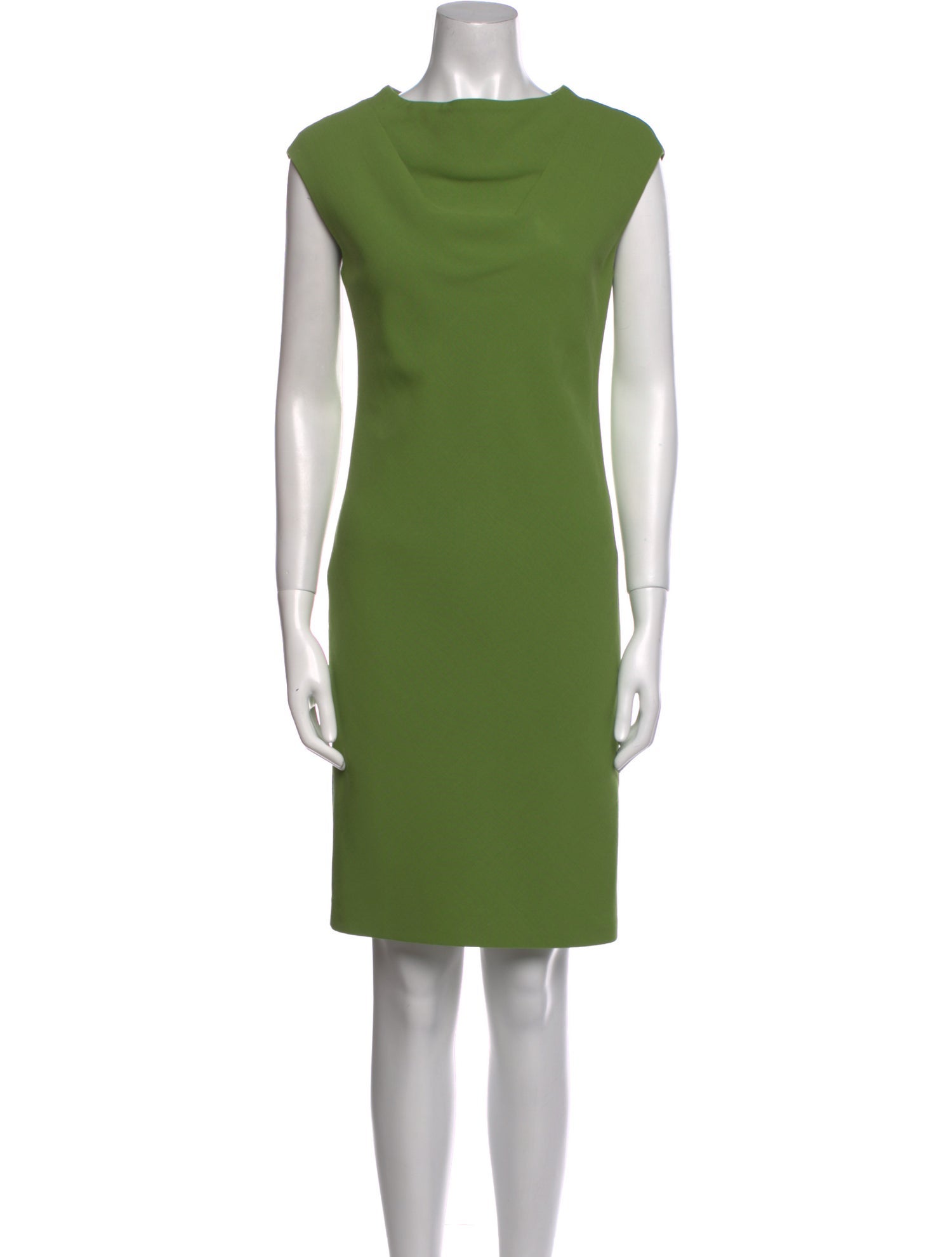 Max Mara Virgin Wool Knee-Length Dress