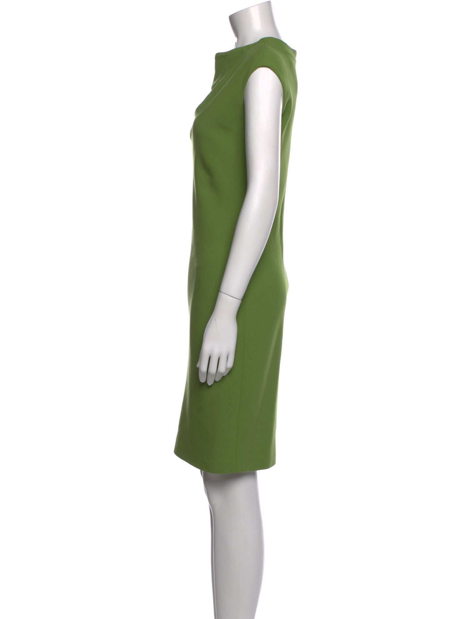 Max Mara Virgin Wool Knee-Length Dress