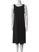 Max Mara Scoop Neck Knee-Length Dress