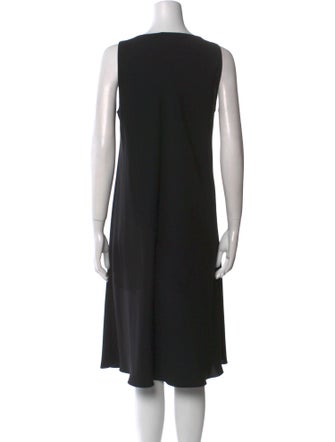 Max Mara Scoop Neck Knee-Length Dress